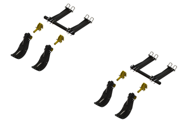 LANSS4412R4FH -- Lankota Stalk Stomper® Mounting Kit for CaseIH® 2612/4212/4412 Series & New Holland® 99 Series folding Corn Heads (4 rows)